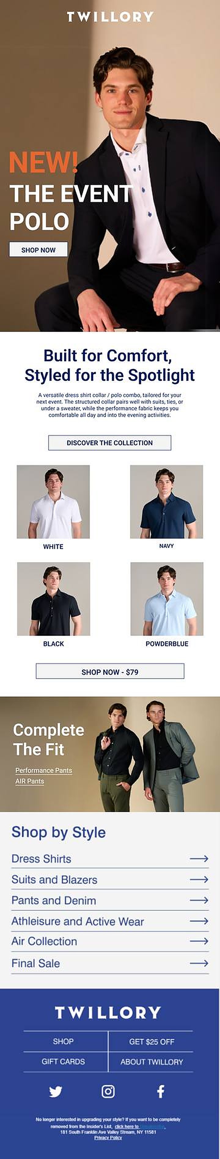 Email design by WinningFlows on a phone